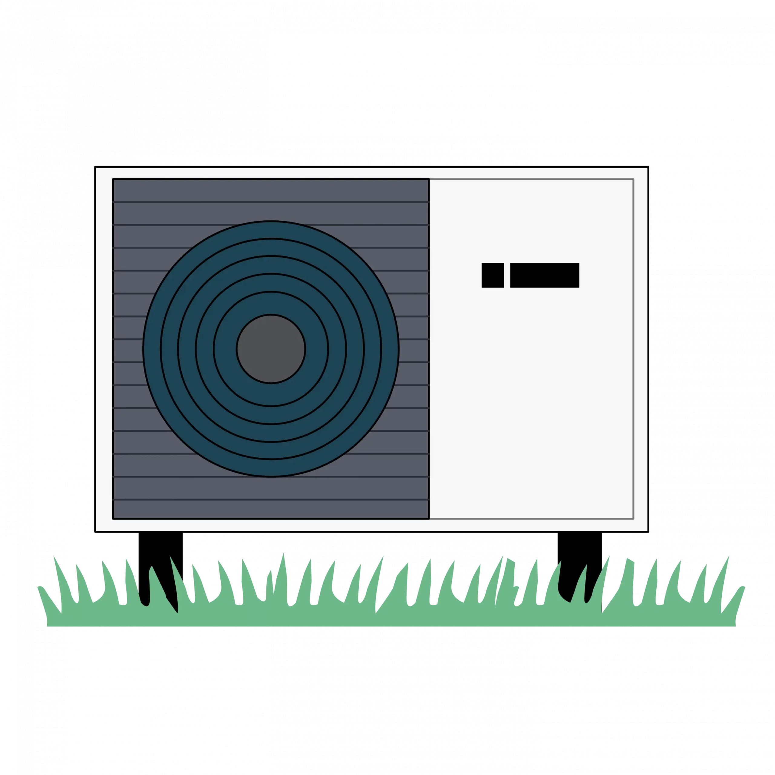 Grafik einer Wärmepumpe