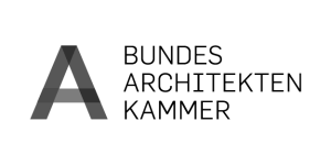 Logo der Bundesarchitektenkammer in schwarzweiß
